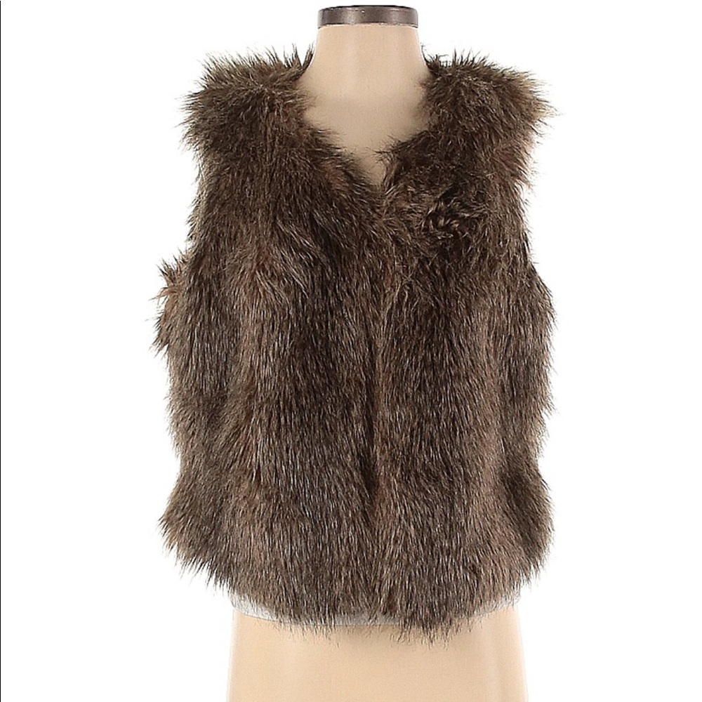 New York & Co Fur Vest